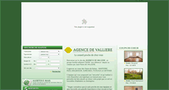 Desktop Screenshot of agencedevalliere.com